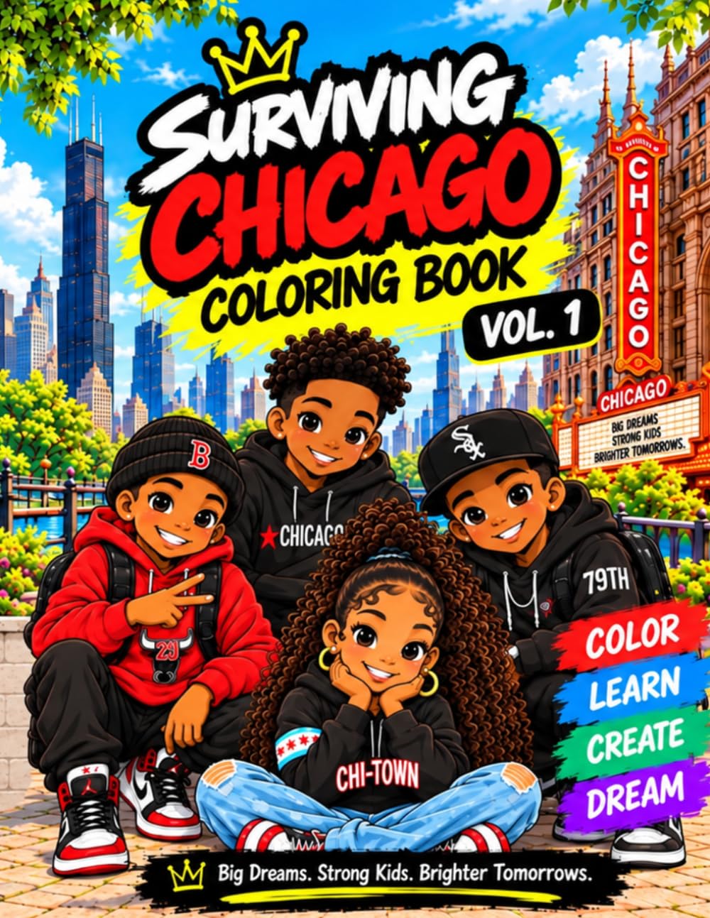 Surviving Chicago Coloring Book cover